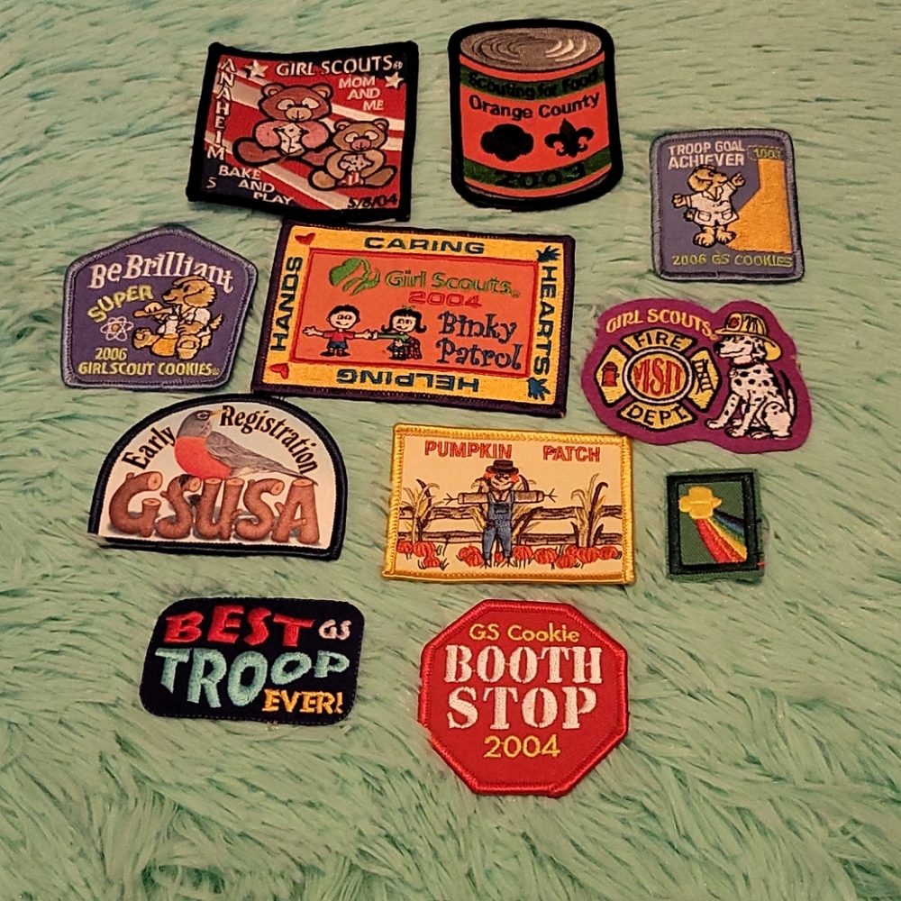 10 for $12 OC Girl Scout Patches